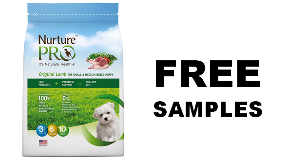FREE Nurture Pro Pet Food Sample