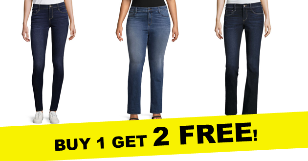 Buy 1 Get 2 FREE Women’s Pants or Jeans