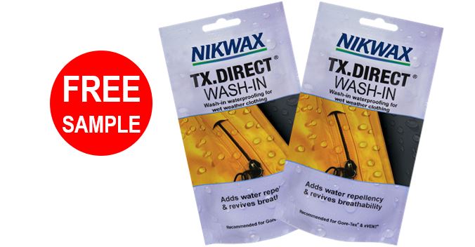 free nikwax tx direct sample