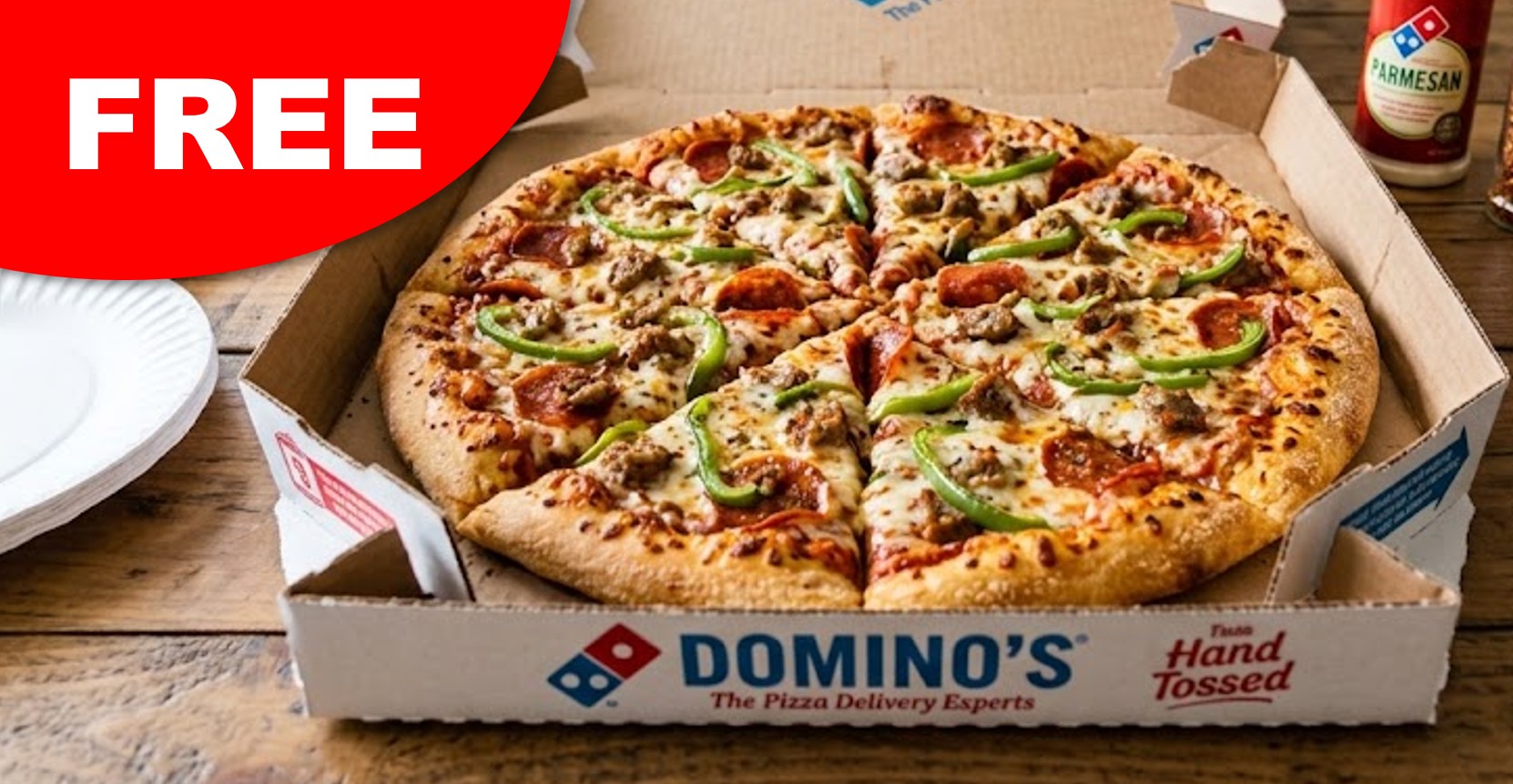 free dominos pizza 0826