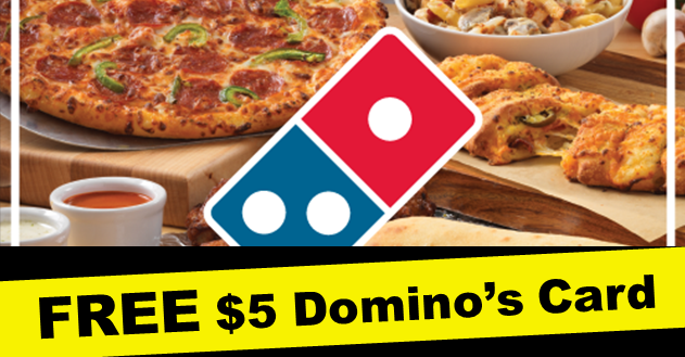 Free 5 Domino S Gift Card