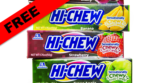 free hi chew candy