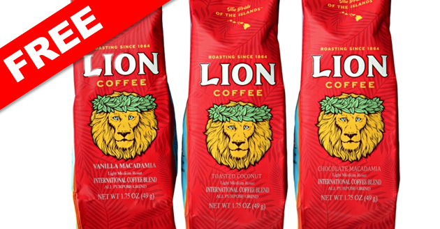 free lion coffee sample