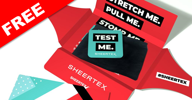free sheertex sock sample kit