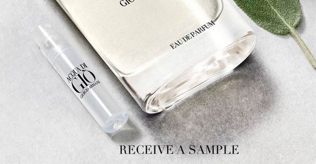 free armani aqua di gio fragrance sample