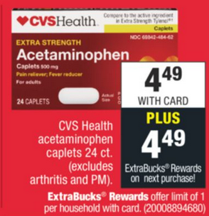 free acetaminophen