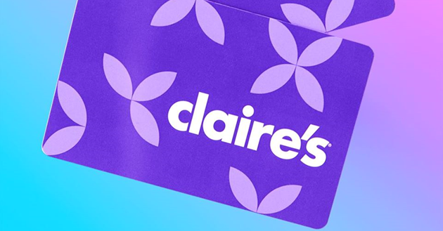 free claires instant win prizes