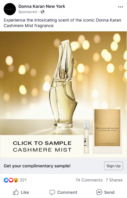donna karan perfume samples