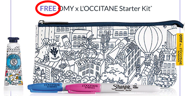 free l occitane gift set