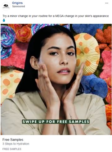 free origins skincare samples
