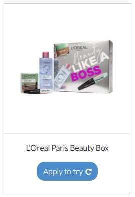 free loreal beauty box