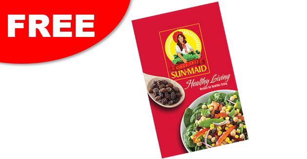 free sun maid cookbook