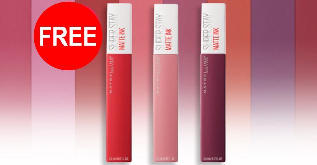 free maybelline lipsticks sets