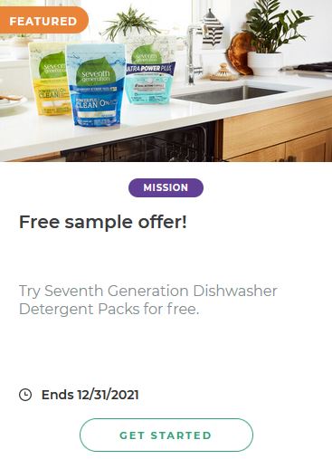 free senth generationdishwasher detergent
