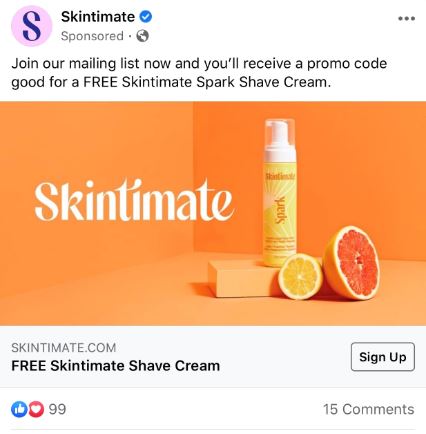 free skintimate sample