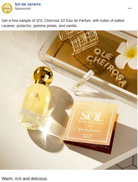 free sol perfume sample