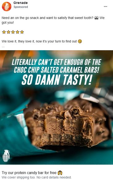 free grenade bar sample