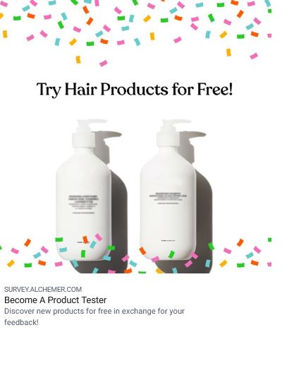 free hair products highlights