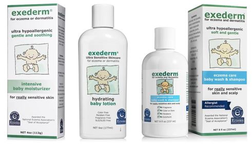 free exederm baby skincare samples