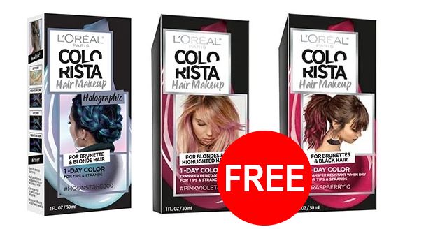 7. L'Oreal Paris Colorista Hair Makeup Temporary 1-Day Hair Color for Brunettes, Blue - wide 2