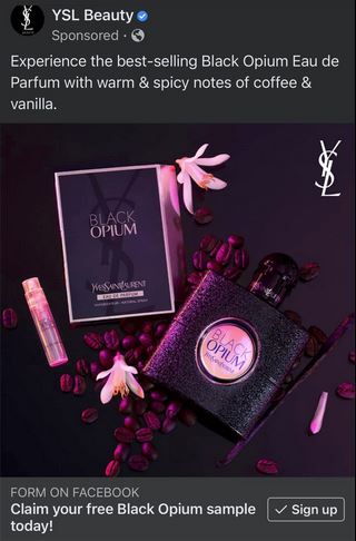 free ysl black opium eau parfum sample