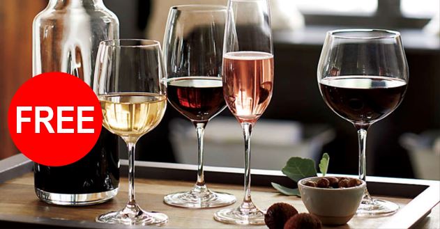 free wine glass