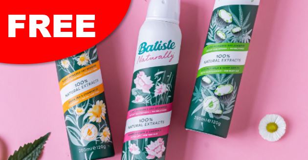 free batiste dry shampoo natural