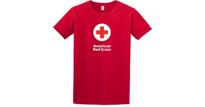 free red cross tshirt