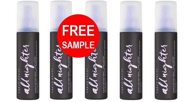 free urban decay all nighter spray