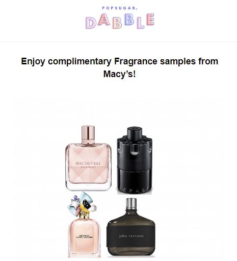 free macys fragrance samples popsugar