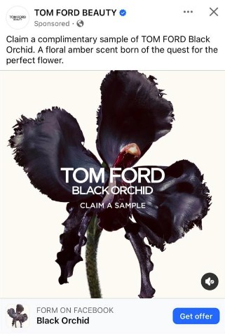 free tom ford black orchid sample offer