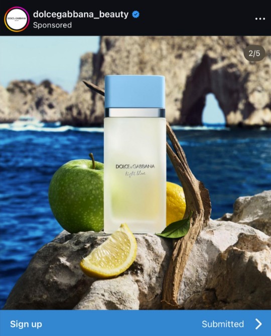 free sample dolce gabbana light blue