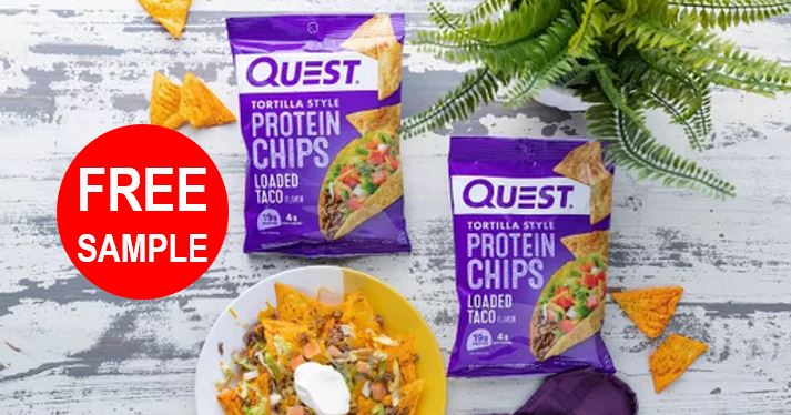free quest protein chips sample