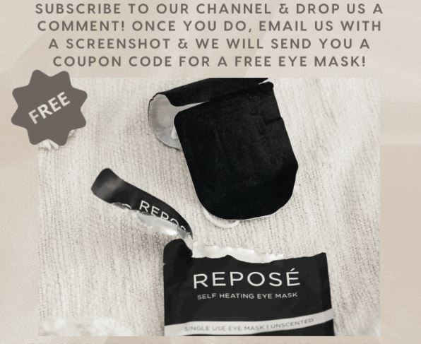 free repose eye mask