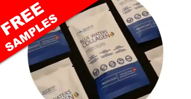 free blue waters collagen sample