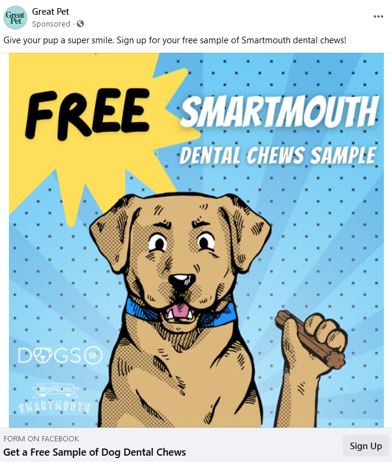 free smartmouth dental chews