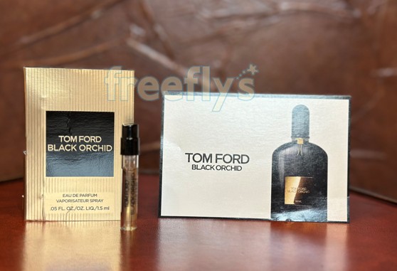 free tom ford black orchid sample I received