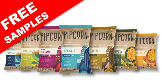 free pipcorn samples