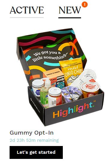 free highlight gummy box