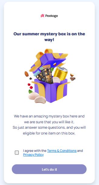 free peekage mystery box