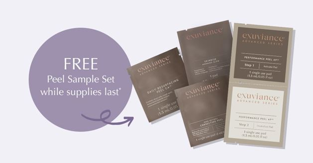 free exuviance peel sample set