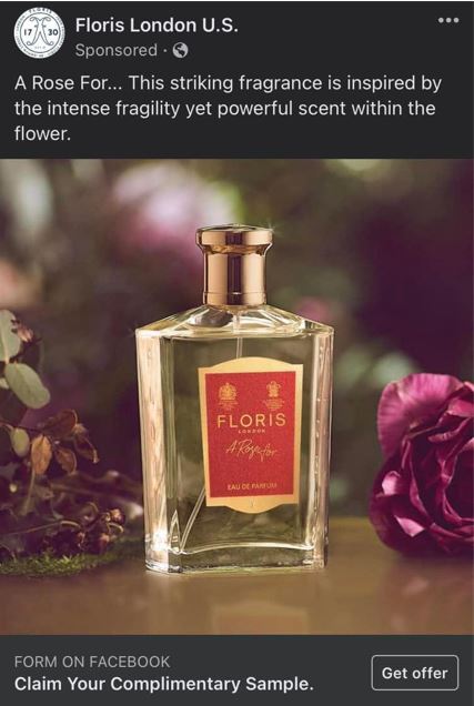 free floris london a rose for sample