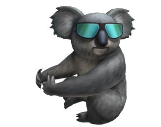 free roblox too cool koala hat