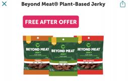 free beyond meat jerky ibotta