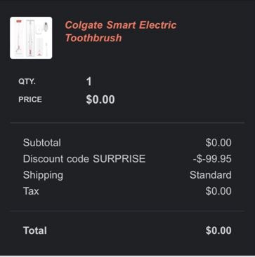 free colagte electric brush