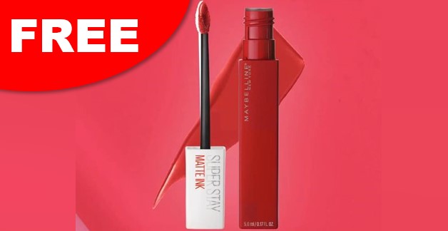 free maybelline lippie