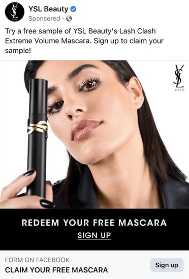 free ysl mascara sample