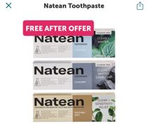 free natean toothpaste ibotta2
