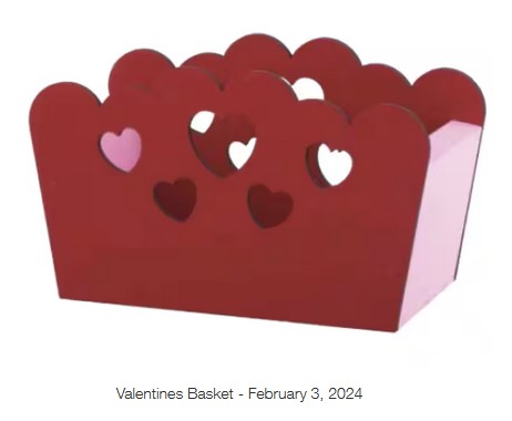 free valentines day basket homedepot