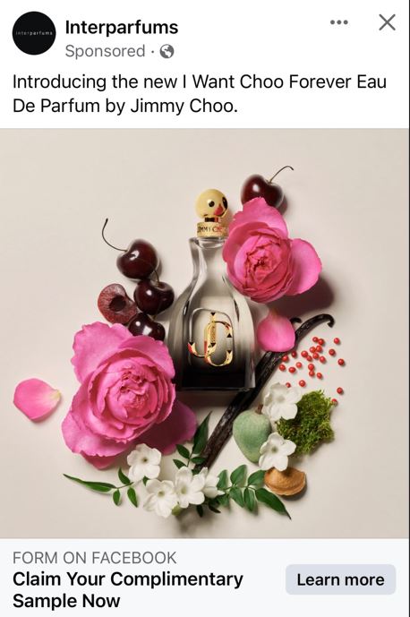 jimmy choo forever free sample